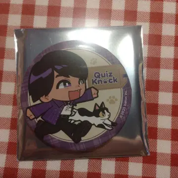 QuizKnock 마네키네코 콜라보 캔뱃지 야마모토