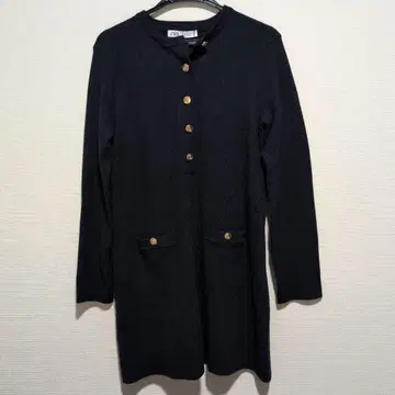 ZARA 네이비 니트 원피스 긴팔