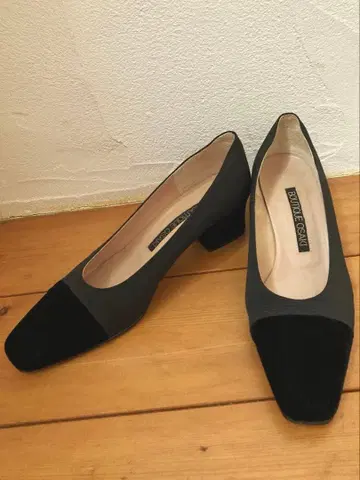 BOUTIQUE OSAKI 벨벳 펌프스 스퀘어 토 24.5cm