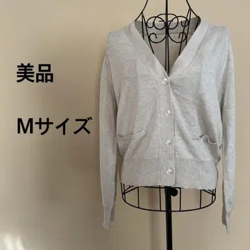 [새상품급] 여성용/가디건/베이지/무지/심플/촉감 좋음