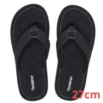 미사용 새상품 Harssdanza 비치 샌들 블랙 27cd