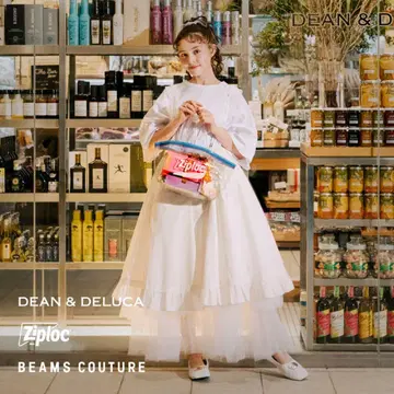 [ 미사용 새상품 ] DEAN&DELUCA 클리어 백 Ziploc S