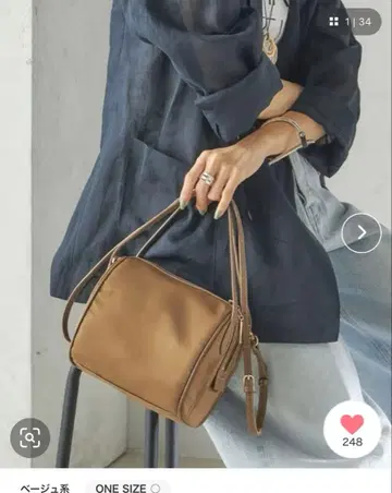 BEAURE:NYLON MINI BOSTON 숄더백