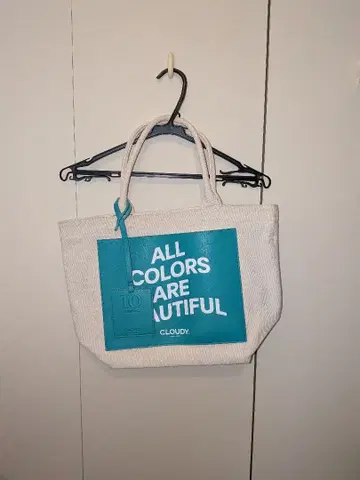 CLOUDY E. GREEN 토트백 M 사이즈