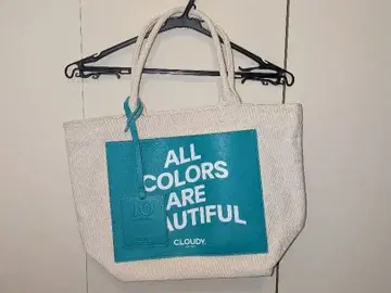 CLOUDY E. GREEN 토트백 M 사이즈