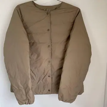 무인양품 다운 자켓 베이지 L 사이즈 여성용