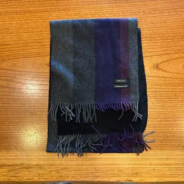 DKNY 캐시미어 머플러 스트라이프