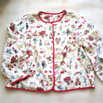 새상품 yukiemon 유키에몽 텍스타일 퀼트 블루종