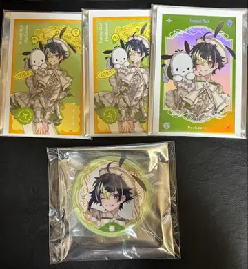 니지산지 Dytica x 산리오 캐릭터즈 이나미 라이 굿즈 4점