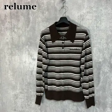 relume 24AW GOODIES CLUB 폴로 니트 풀오버