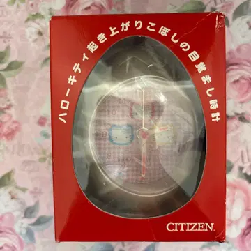 시티즌 알람 시계 산리오 헬로키티 헤이세이 당시 물건