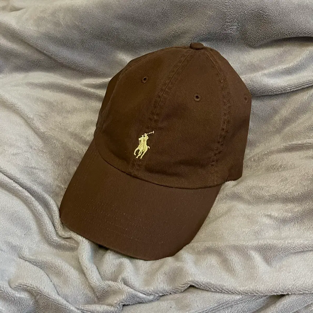 Polo Ralph Lauren Brown Chino Baseball Cap Hat Brown Amekaji