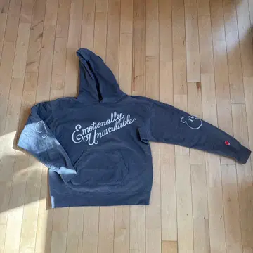 Emotionally Unavailable 후드티 XL 그레이