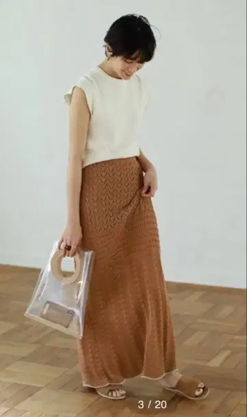 todayful 레이시 니트 스커트 38 사이즈