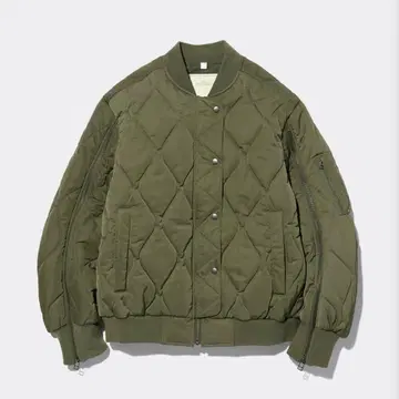 새상품 GU x rokh 퀼팅 블루종 by rokh