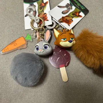 주토피아 키링 2종 세트 시마무라