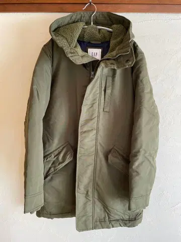 GAP 모즈 코트 XS 올리브