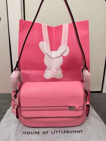 HOUSE OF LITTLEBUNNY 핑크 숄더백