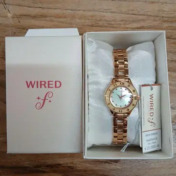 WIRED F 손목시계 AGEK419 골드 도쿄걸믹스