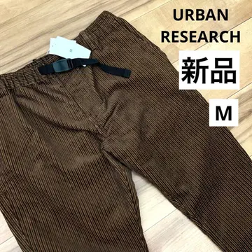 URBAN RESEARCH 웨빙 벨트 코듀로이 팬츠 M