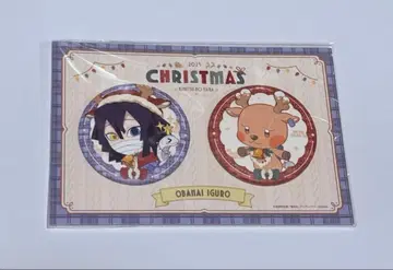 귀멸의 칼날 ufotable 크리스마스 캔뱃지 이구로 오바나이