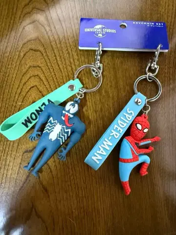 USJ 스파이더맨 베놈 키링 세트