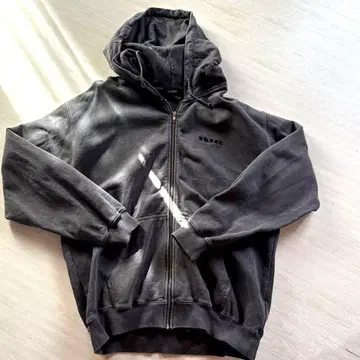 XLARGE 후드티 프론트 지퍼
