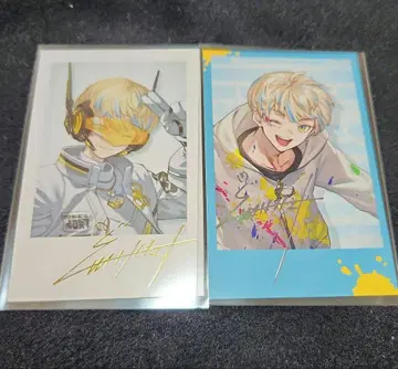 히바치 마나 폴라로이드 사인 포함 2장 세트