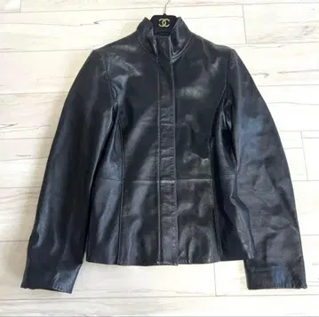 23구 라무 가죽 자켓 싱글 라이더 블랙 40