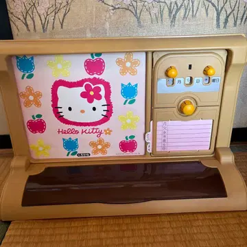 1996년 레트로 헬로키티 산리오 탁상 달력 수납 포함 쿠로가네