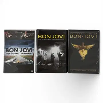 BON JOVI 본 조비 DVD 3장 세트
