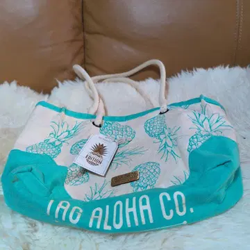 TAG ALOHA CO. 파인애플 패턴 토트백