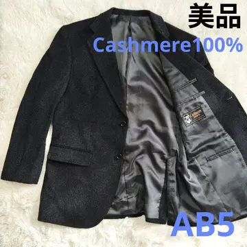 [ 새상품급 ] Cashmere 100% 남성용 AB5체 자켓 블랙
