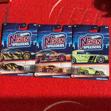 핫 휠 네온 스피더스 3대 세트