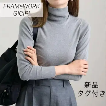 새상품 GICIPI 지치피 FRAMeWORK ANANAS 터틀넥