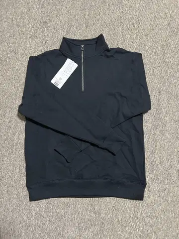 미사용 속기모 XL 스마트 실루엣 블랙 저지 맨투맨 트레이닝복