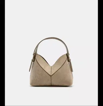 ZARA 스티치 미니 쇼핑백 핸드백