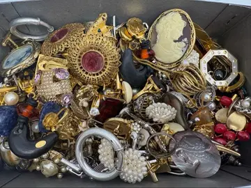 액세서리 골드 실버 돌 펄 반지 목걸이 묶음 판매