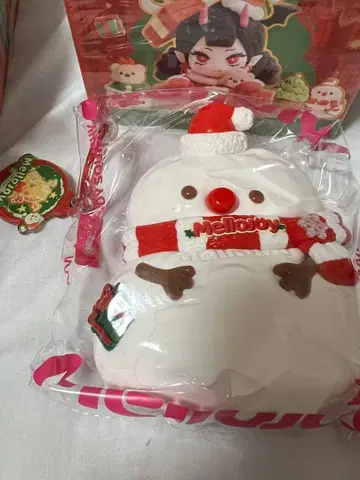 멜로조이 멜로우 크리스마스 스노우 베이비 해외 스퀴즈