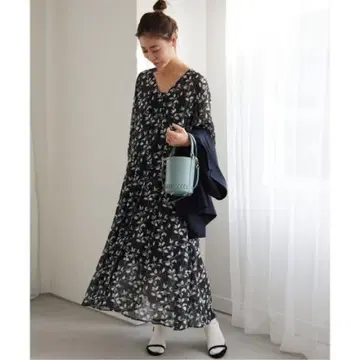 relume 리프 무늬 원피스