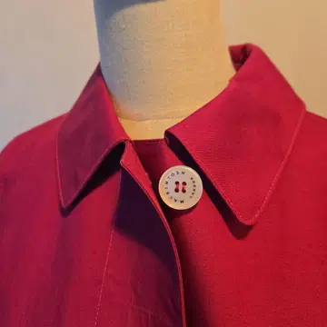 매킨토시 런던 핑크 트렌치코트 체크 안감 포함