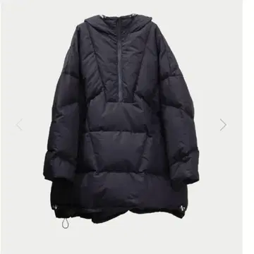 택 포함 미사용 machatt 마차트 아노락 다운 코트 블랙