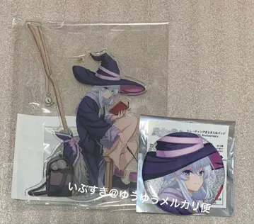 일레이나 아크릴 스탠드 캔뱃지 마녀의 여행 5주년 기념 애니메이트