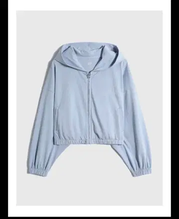 GAP 워싱 드로저지 크롭 후드티