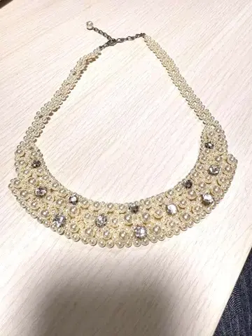 펄 크리스탈 목걸이