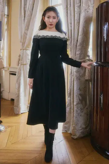 Leonie Two-Tone Dress