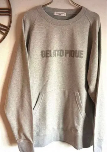 젤라피케 트레이닝복 로고 맨투맨 새상품 M 사이즈