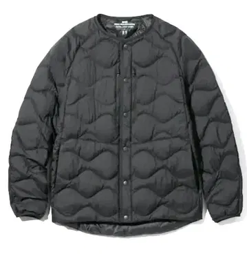 유니클로 울트라 라이트 다운 웨이브 퀼트 자켓 블랙 L 사이즈