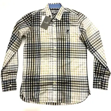 [ 새상품 ] ASHWORTH 아슈워스 체크 무늬 긴팔 셔츠