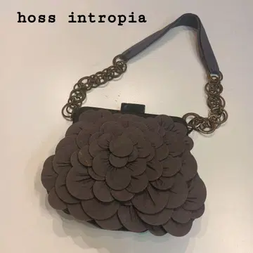 새상품급 hoss intropia 플라워 모티브 파티 백